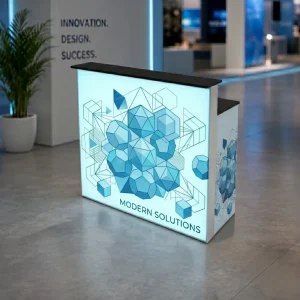 LED BOX™ Theke mit Ablagefläche