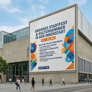 Frontlit Banner für In- und Outdoor