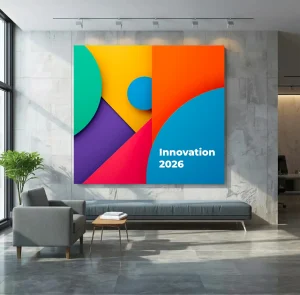 Backlit-Druck für Textilspannrahmen