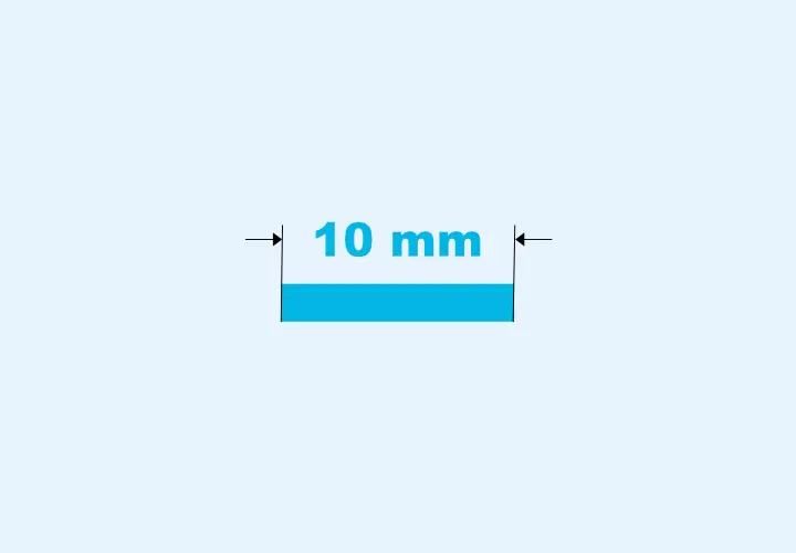 Flachkeder 10 mm