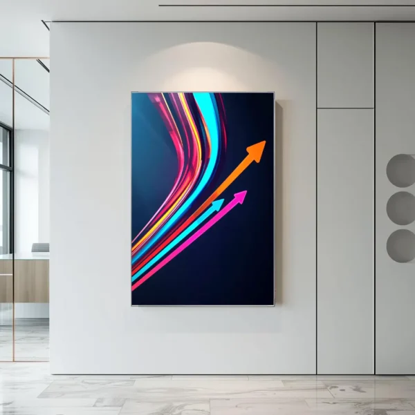 LED Wandrahmen Textil – Brillante Sichtbarkeit für Ihr Büro