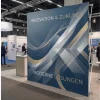 Textil-Faltdisplay Premium – Die mobile Stoff-Messewand